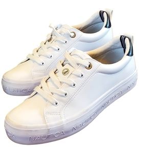 Nautica Garnada Platform Sneakers 7.5M NWOT Lace Up Low Top